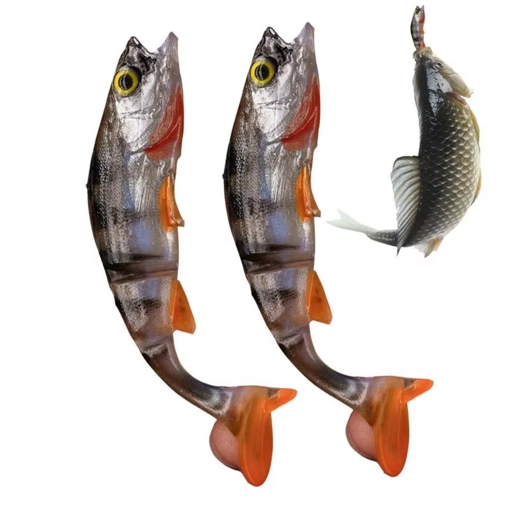 Fishing Boat Seat - Kleurrijke 8 cm Zachte Kunstaas 3D